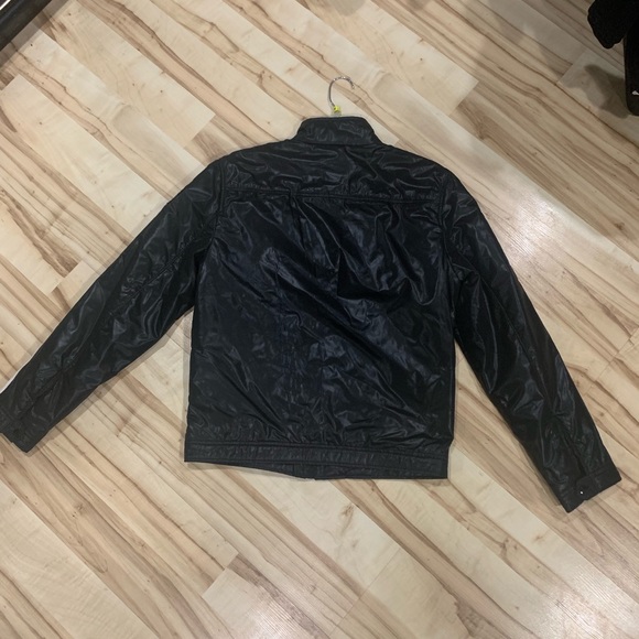 Express Men Black Striped Sports Jacket Sz S - Picture 3 of 5